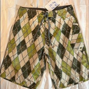 Split board shorts sz34